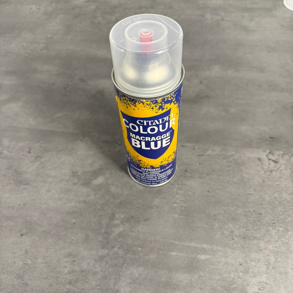 Citadel Spray Paint Macragge Blue Warhammer 400ml Aerosol Primer NEW